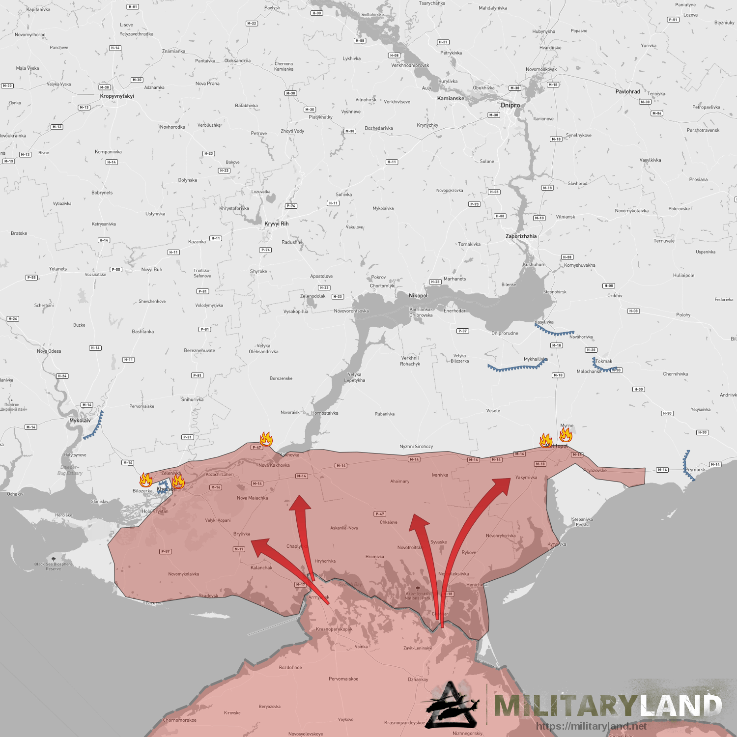 Southwestern Front. Retrieved from www.militaryland.net