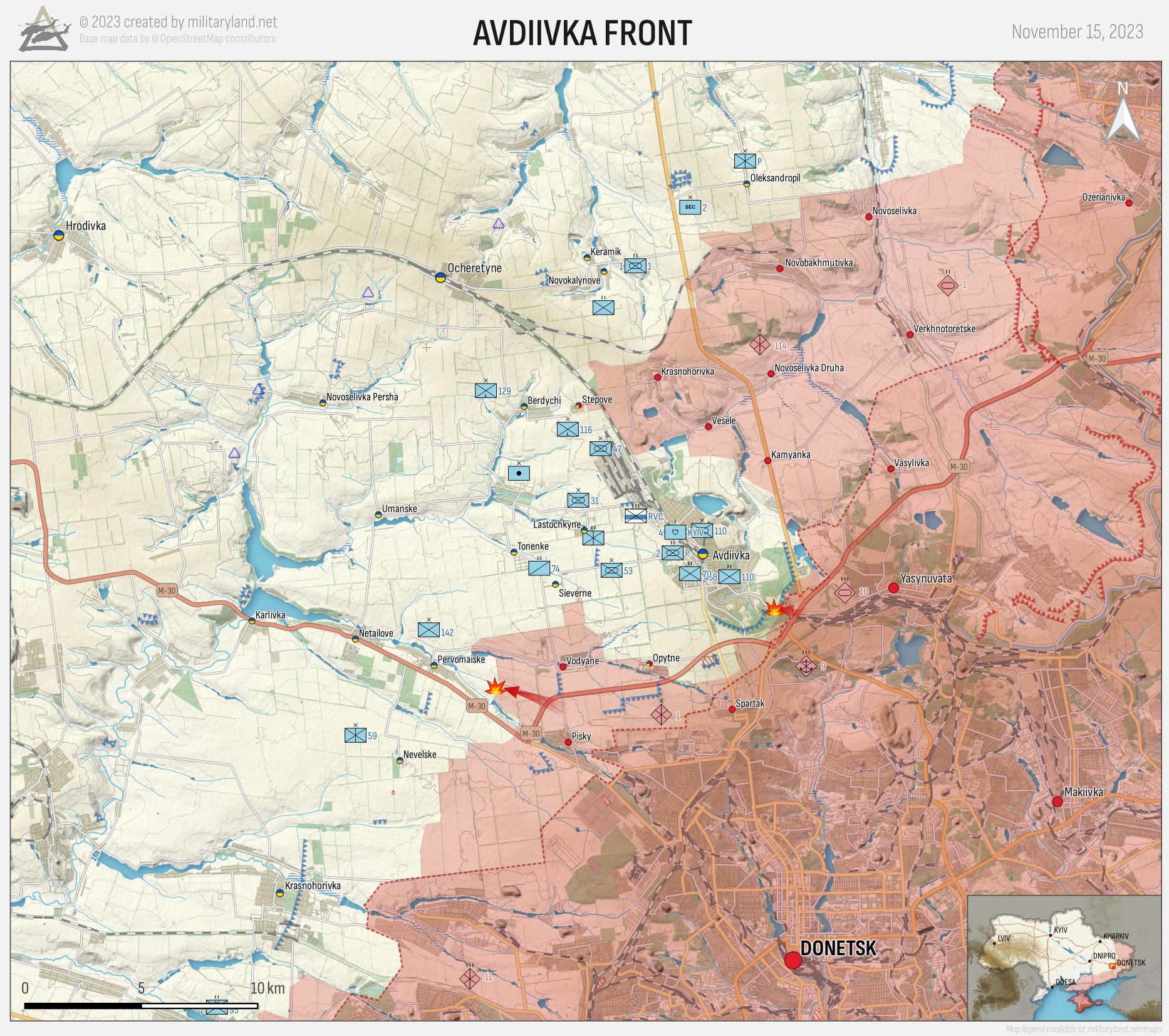 Donetsk Front 1 (Day 630). Retrieved from MilitaryLand.