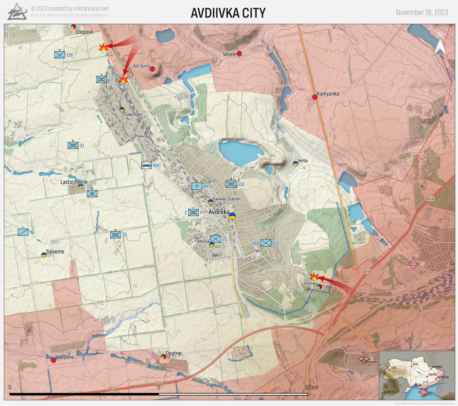 Donetsk Front 2 (Day 633). Retrieved from MilitaryLand.