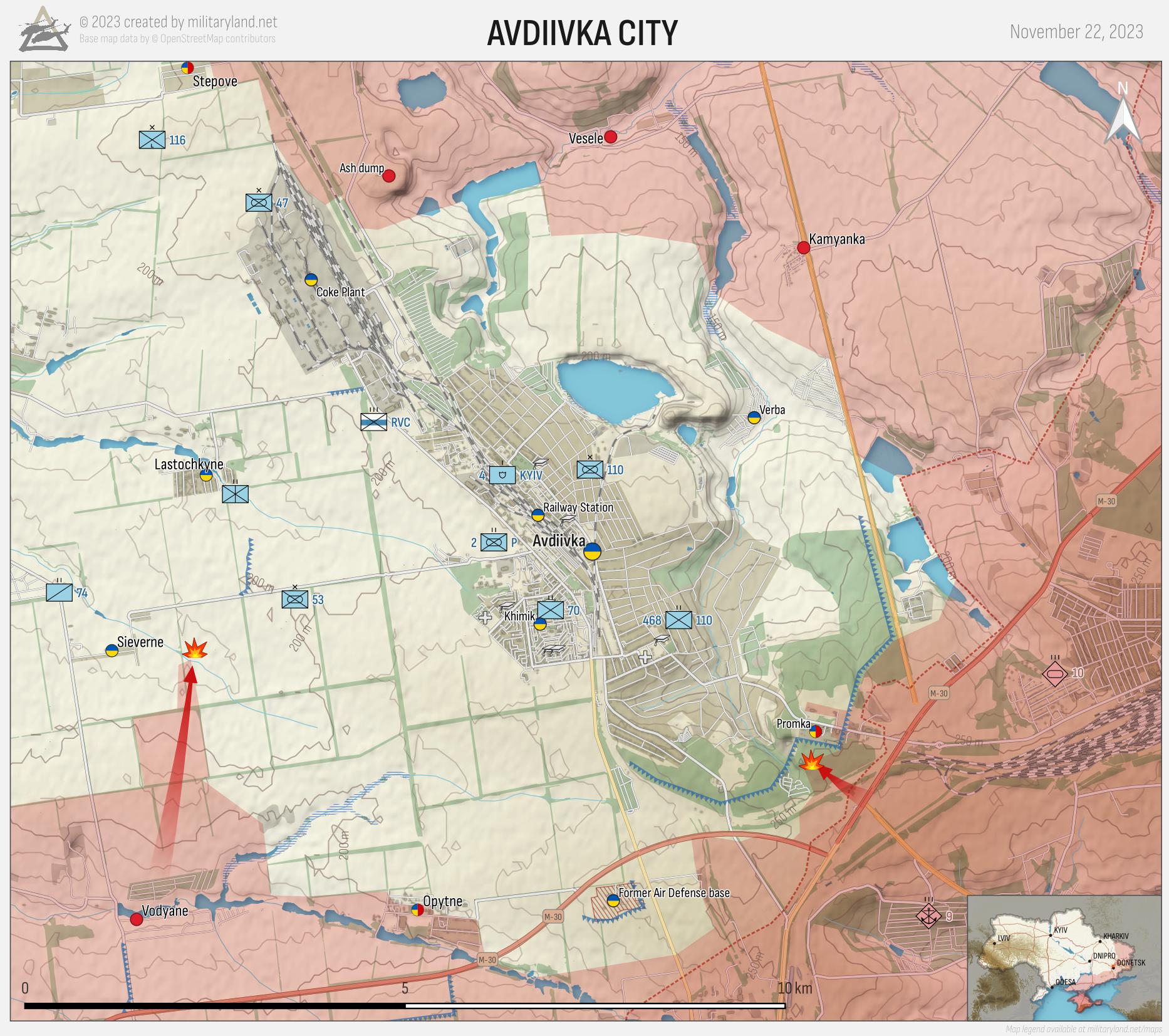 Donetsk Front 2 (Day 637). Retrieved from MilitaryLand.