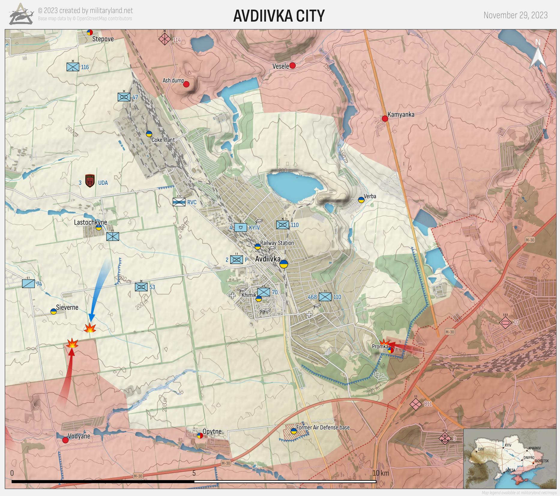 Donetsk Front 2 (Day 644). Retrieved from MilitaryLand.